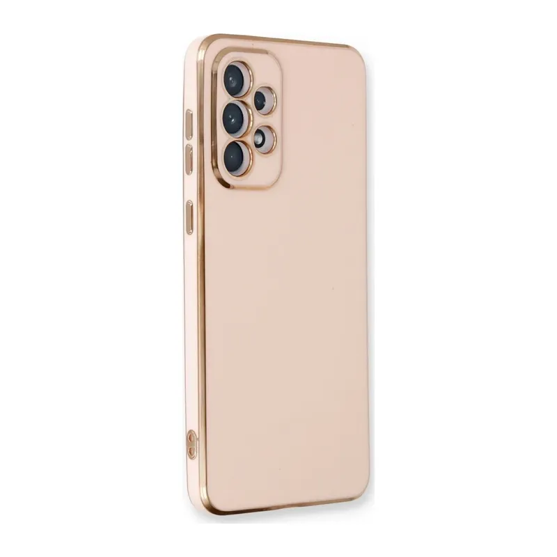 Samsung Galaxy A33 5G Kılıf Volet Silikon - Pembe