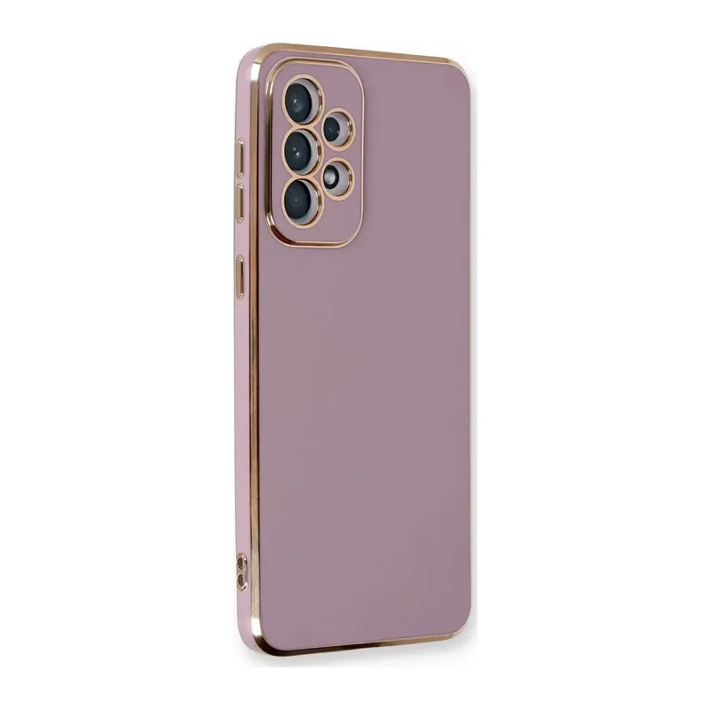 Samsung Galaxy A53 5G Kılıf Volet Silikon - Mor