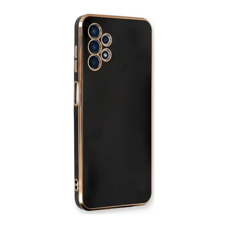 Samsung Galaxy A13 4G Kılıf Volet Silikon - Siyah