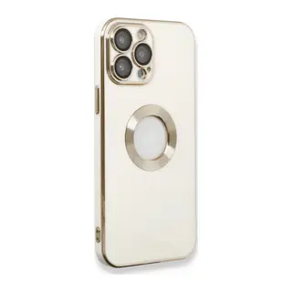 iPhone 13 Pro Max Kılıf Store Silikon - Beyaz