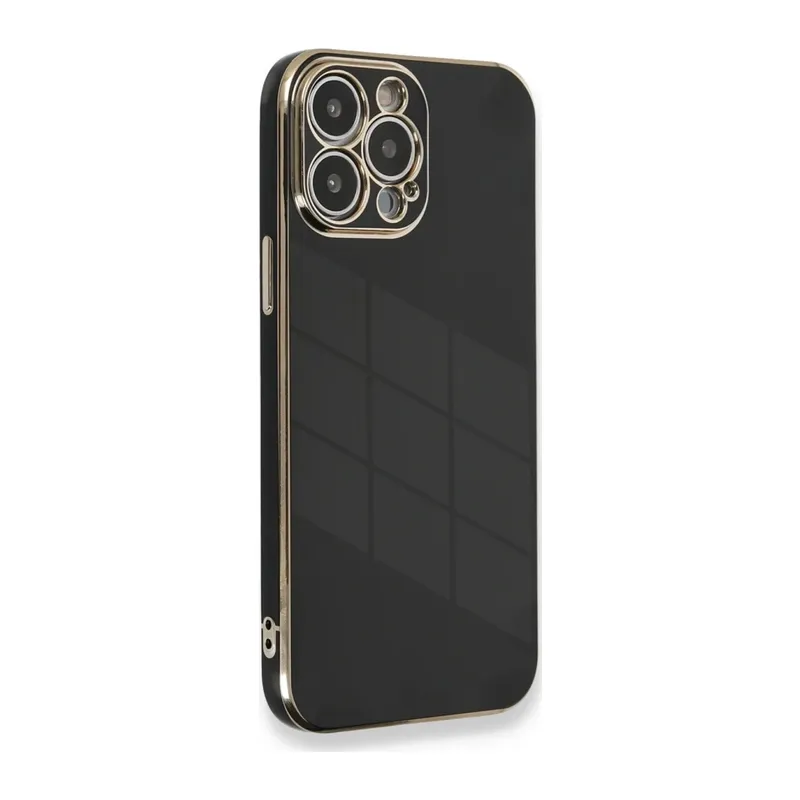 iPhone 13 Pro Max Kılıf Volet Silikon - Siyah