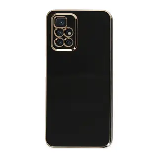 Redmi 10 2022 Kılıf Volet Silikon - Siyah