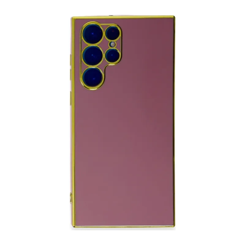 Samsung Galaxy S22 Ultra Kılıf Volet Silikon - Kırmızı