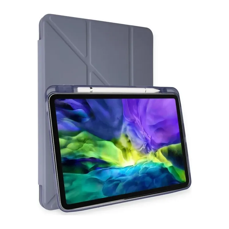 iPad Air 4 10.9 Kılıf Kalemlikli Mars Tablet Kılıfı - Lavender