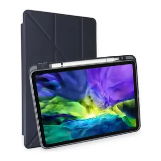 iPad Air 4 10.9 Kılıf Kalemlikli Mars Tablet Kılıfı - Lacivert