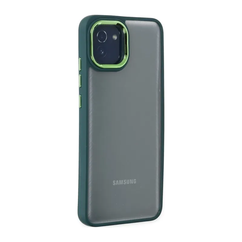 Samsung Galaxy A03 Kılıf Dora Kapak - Haki Yeşil