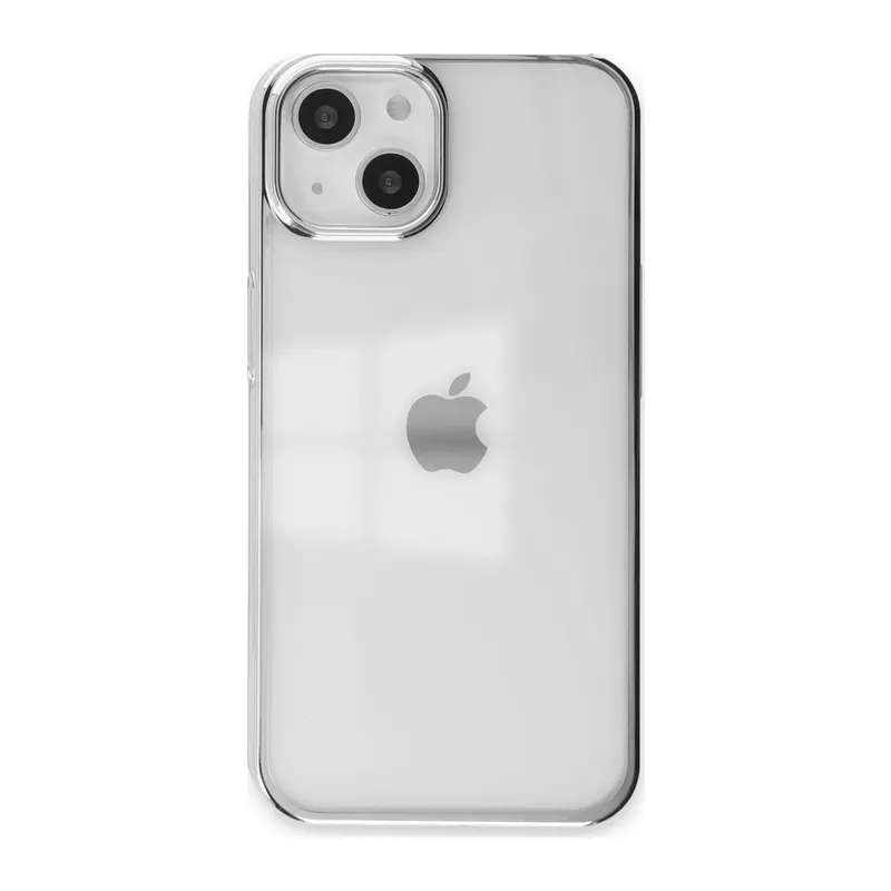 iPhone 14 Plus Kılıf Element Silikon - Gümüş