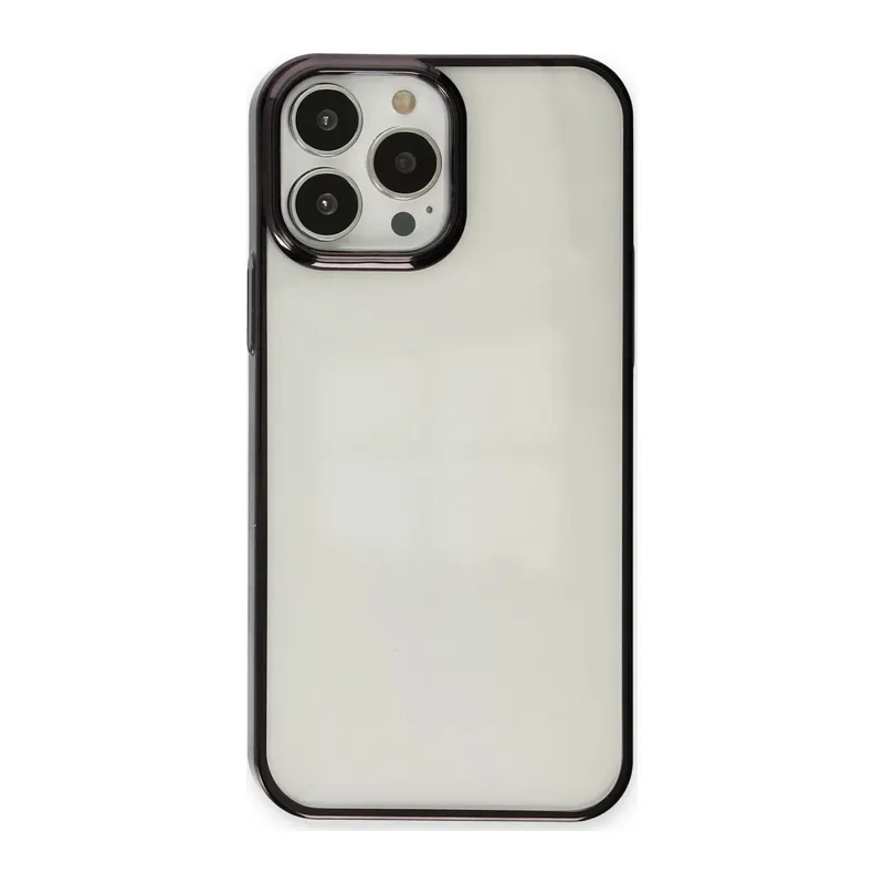 iPhone 14 Pro Max Kılıf Element Silikon - Siyah