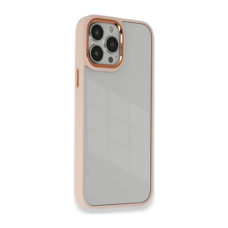 iPhone 14 Pro Max Kılıf Dora Kapak - Pudra