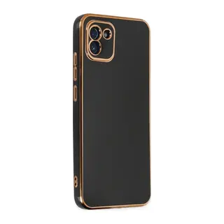 Samsung Galaxy A03 Kılıf Volet Silikon - Siyah