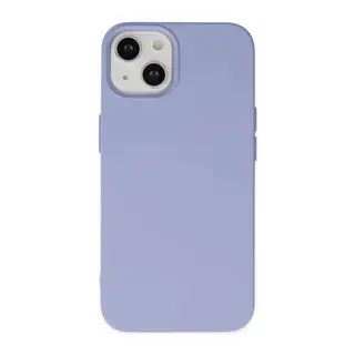 iPhone 14 Kılıf Nano içi Kadife Silikon - Lila