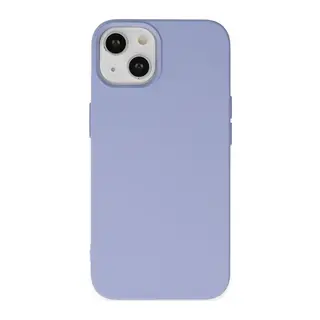 iPhone 14 Plus Kılıf Nano içi Kadife Silikon - Lila