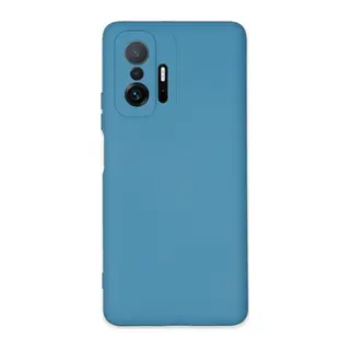 Mi 11T Pro Kılıf Nano içi Kadife Silikon - Mavi