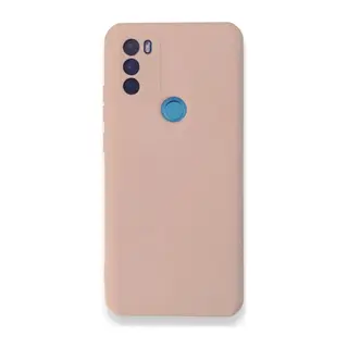 General Mobile GM 21 Plus Kılıf Nano içi Kadife Silikon - Pudra