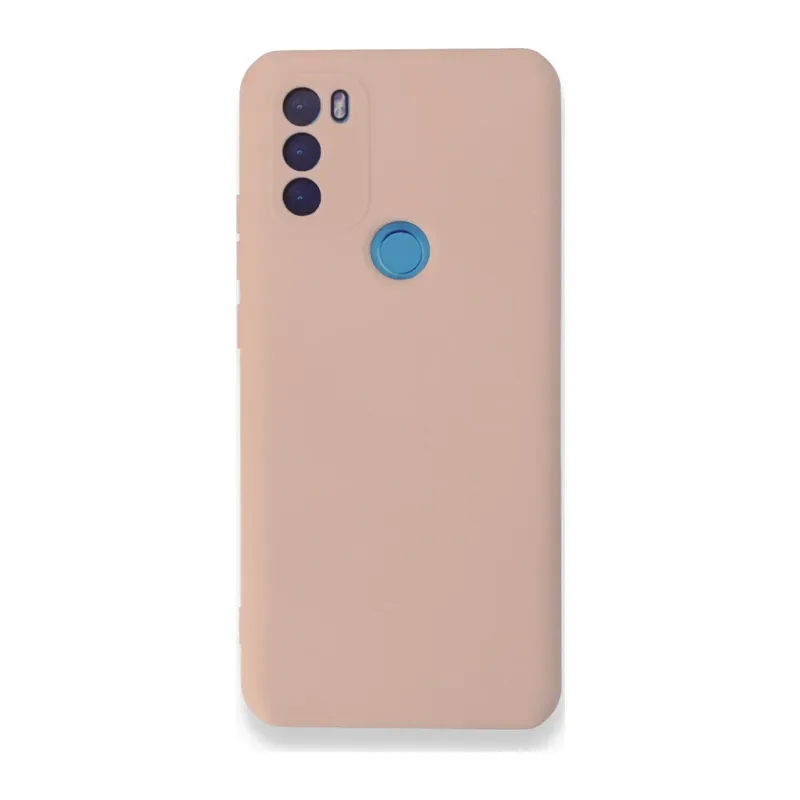 General Mobile GM 21 Plus Kılıf Nano içi Kadife Silikon - Pudra