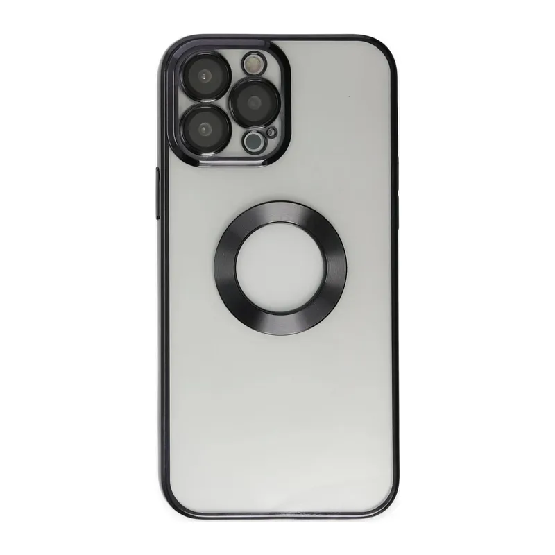 iPhone 14 Pro Kılıf Slot Silikon - Siyah