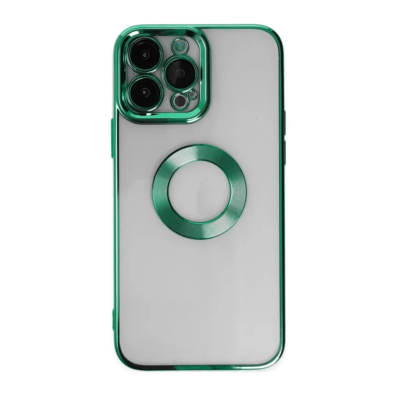 iPhone 14 Pro Kılıf Slot Silikon - Köknar Yeşili