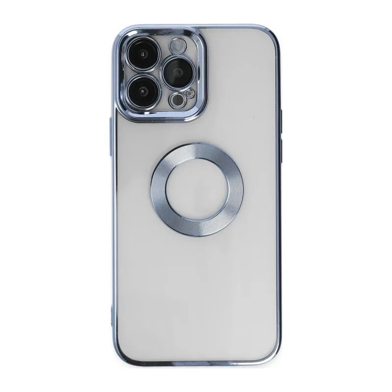 iPhone 14 Pro Max Kılıf Slot Silikon - Sierra Blue
