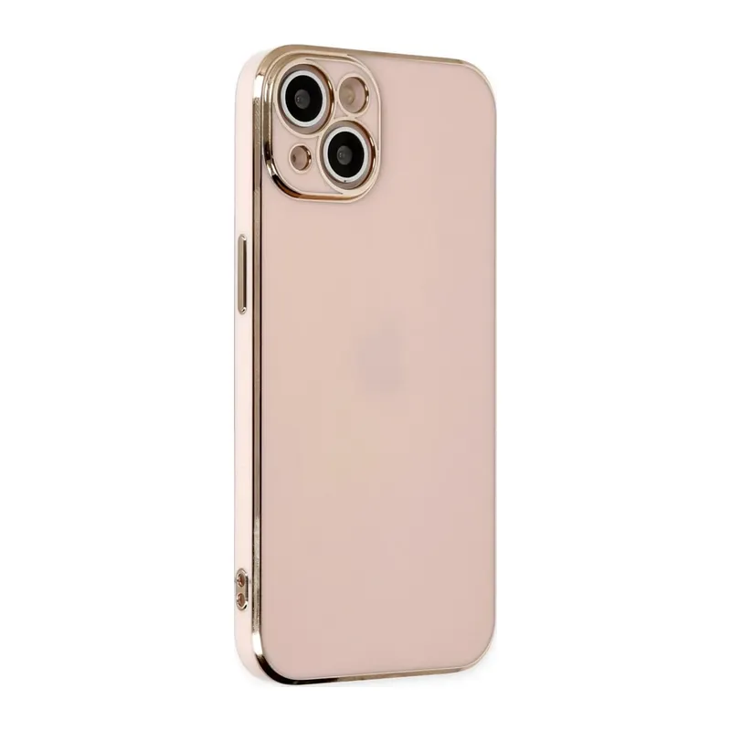 iPhone 14 Kılıf Volet Silikon - Pembe