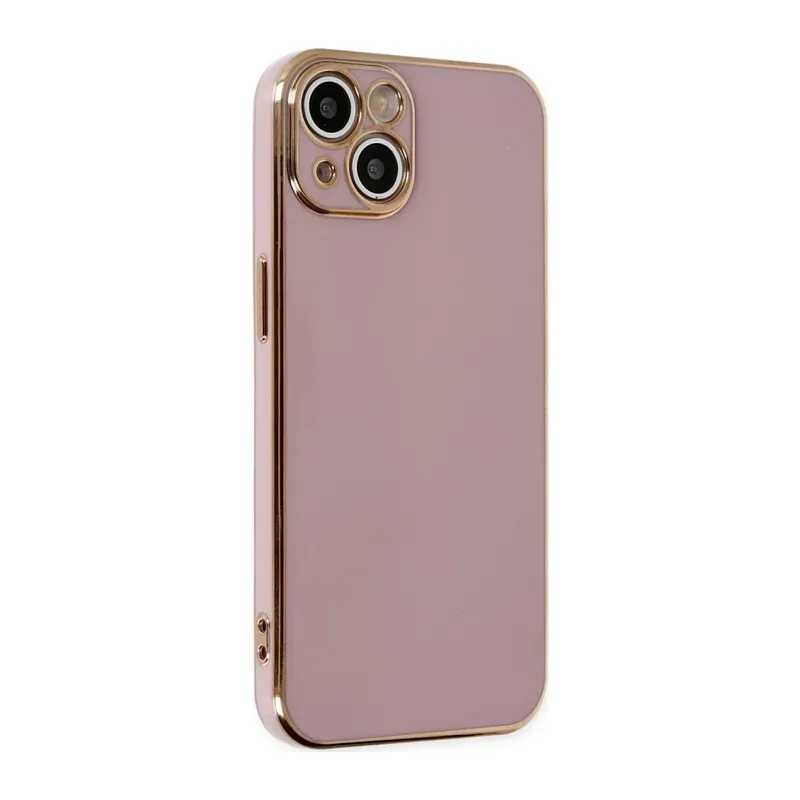 iPhone 14 Kılıf Volet Silikon - Mor