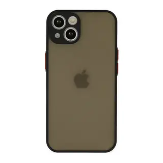 iPhone 14 Kılıf Montreal Silikon Kapak - Siyah