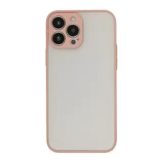 iPhone 14 Pro Kılıf Montreal Silikon Kapak - Pembe