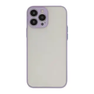 iPhone 14 Pro Max Kılıf Montreal Silikon Kapak - Mor