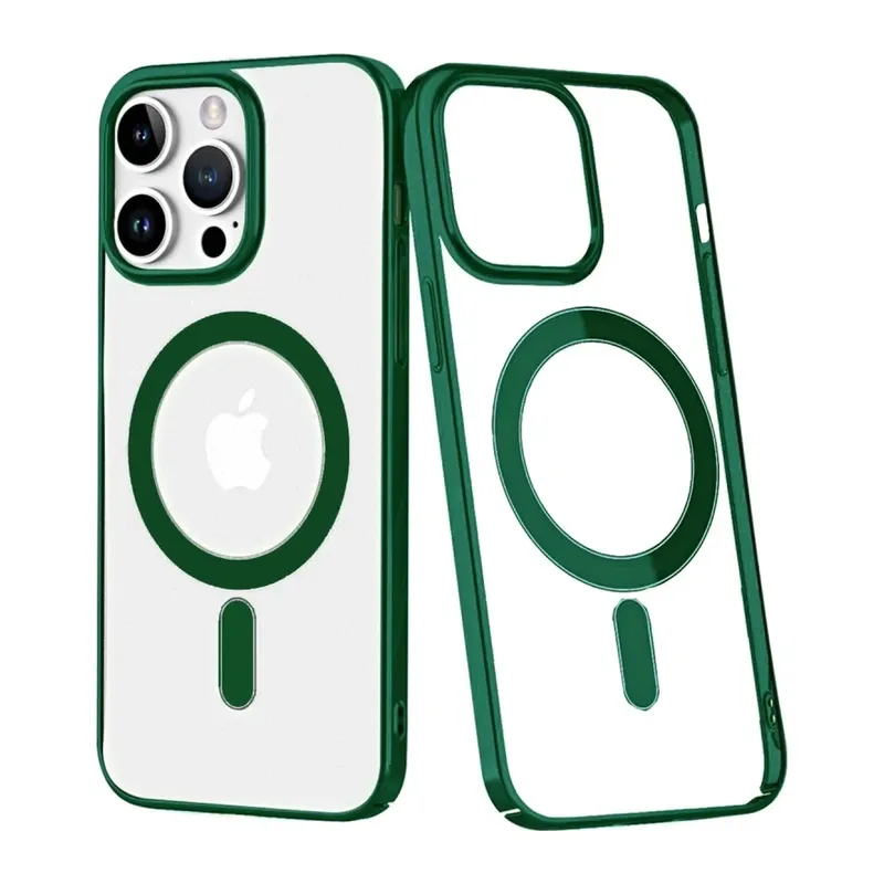 iPhone 14 Pro Max Kılıf Element Magneticsafe Sert Kapak - Köknar Yeşili