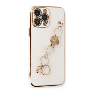 iPhone 14 Pro Kılıf Esila Silikon - Beyaz