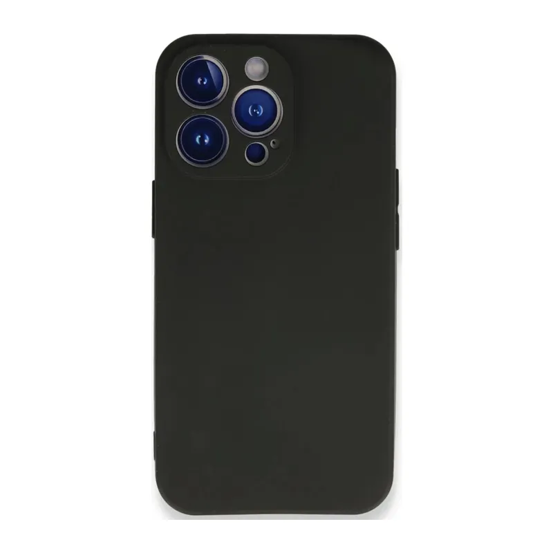 iPhone 14 Pro Max Kılıf First Silikon - Siyah