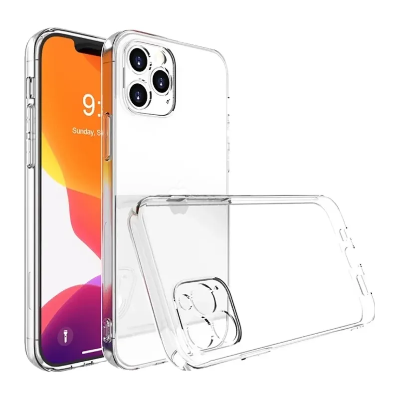 iPhone 14 Pro Max Kılıf Lüx Şeffaf Silikon