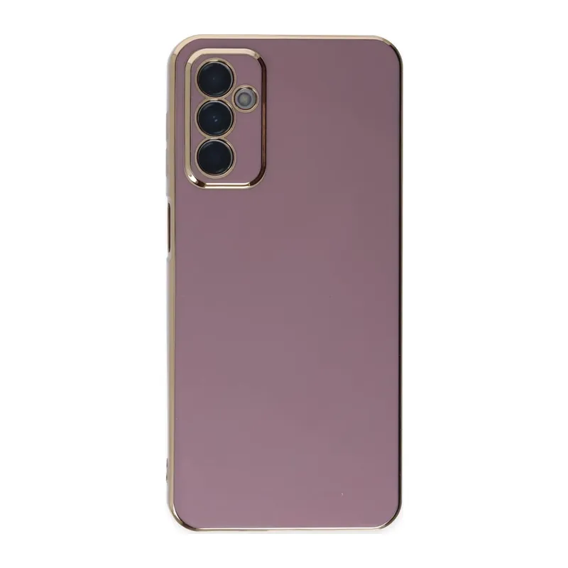 Samsung Galaxy M23 Kılıf Volet Silikon - Mor