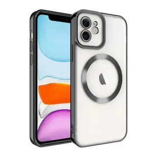 iPhone 11 Kılıf Kross Magneticsafe Kapak - Siyah