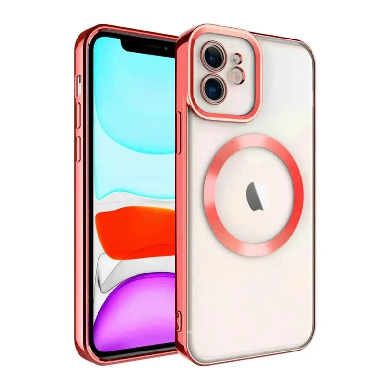 iPhone 11 Kılıf Kross Magneticsafe Kapak - Kırmızı