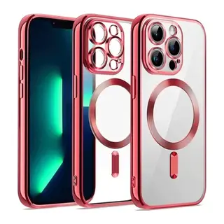 iPhone 13 Pro Max Kılıf Kross Magneticsafe Kapak - Kırmızı