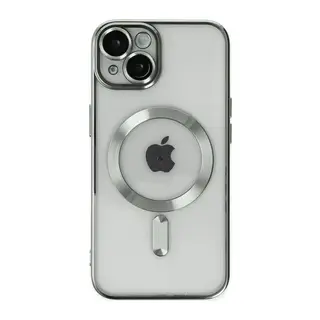 iPhone 14 Kılıf Kross Magneticsafe Kapak - Gümüş