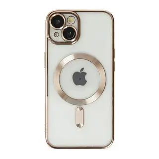 iPhone 14 Kılıf Kross Magneticsafe Kapak - Gold