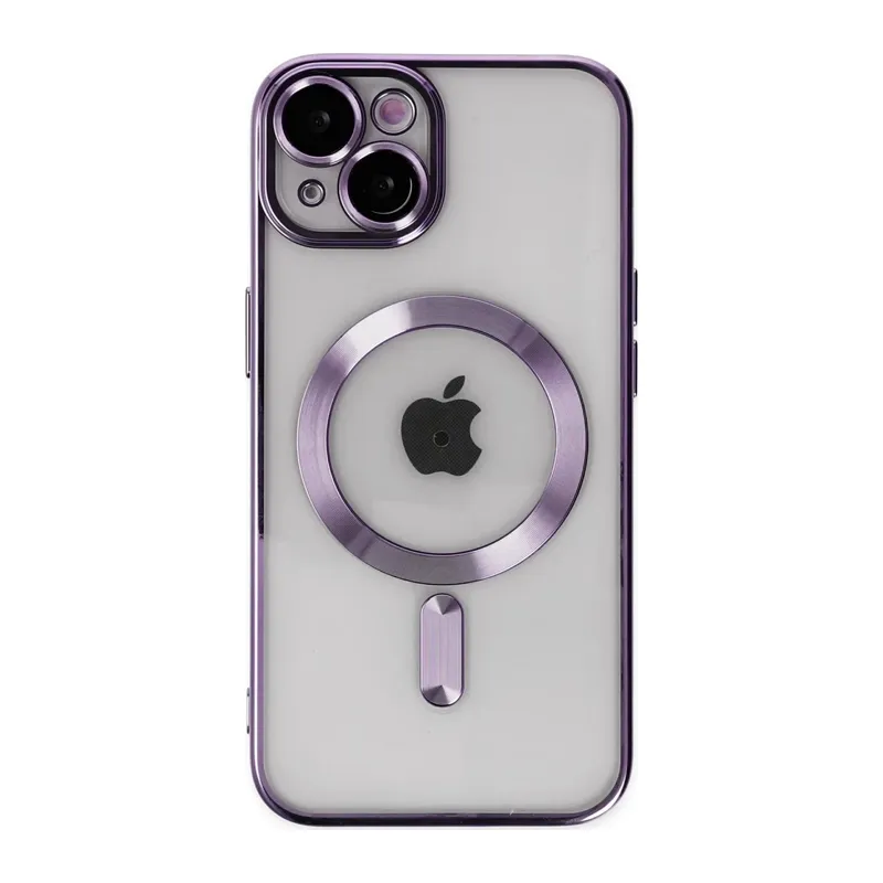 iPhone 14 Kılıf Kross Magneticsafe Kapak - Mor