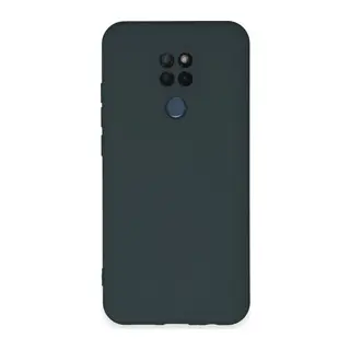 General Mobile GM 20 Kılıf Nano içi Kadife Silikon - Koyu Yeşil