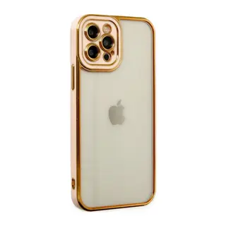 iPhone 12 Pro Kılıf Liva Lens Silikon - Rose