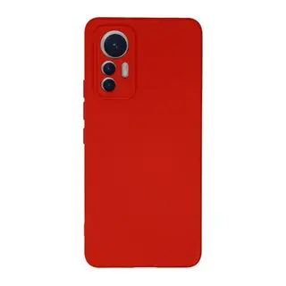 Mi 12 Lite Kılıf Nano içi Kadife Silikon - Kırmızı