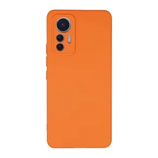 Mi 12 Lite Kılıf Nano içi Kadife Silikon - Turuncu