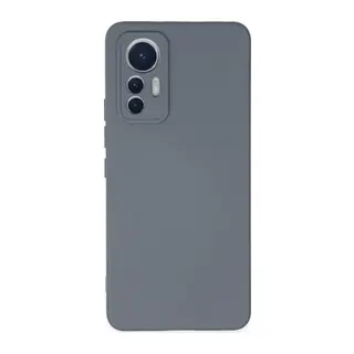 Mi 12 Lite Kılıf Nano içi Kadife Silikon - Gri