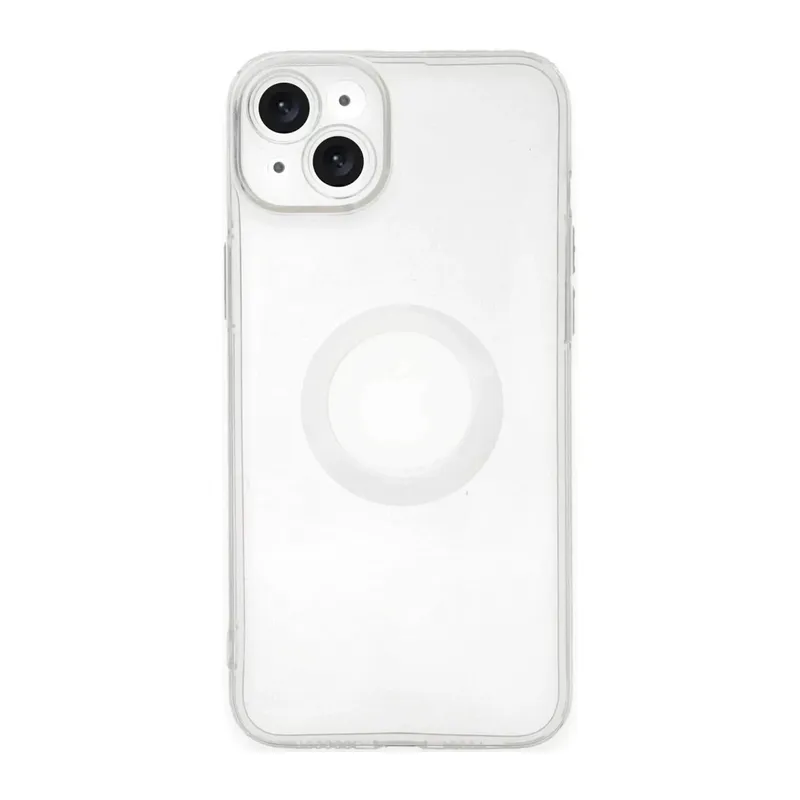 iPhone 14 Plus Kılıf Santa Lens Silikon - Şeffaf