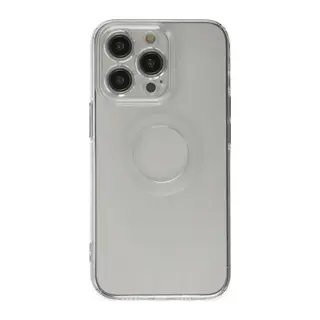 iPhone 14 Pro Kılıf Santa Lens Silikon - Şeffaf