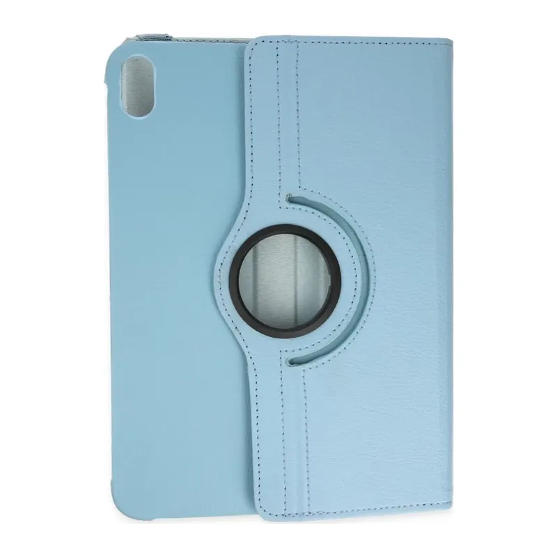 iPad 2025 10.9 10.Nesil (A16) Kılıf 360 Tablet Deri Kılıf - Turkuaz