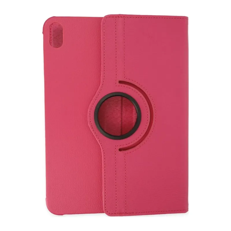 iPad 2025 10.9 10.Nesil (A16) Kılıf 360 Tablet Deri Kılıf - Pembe