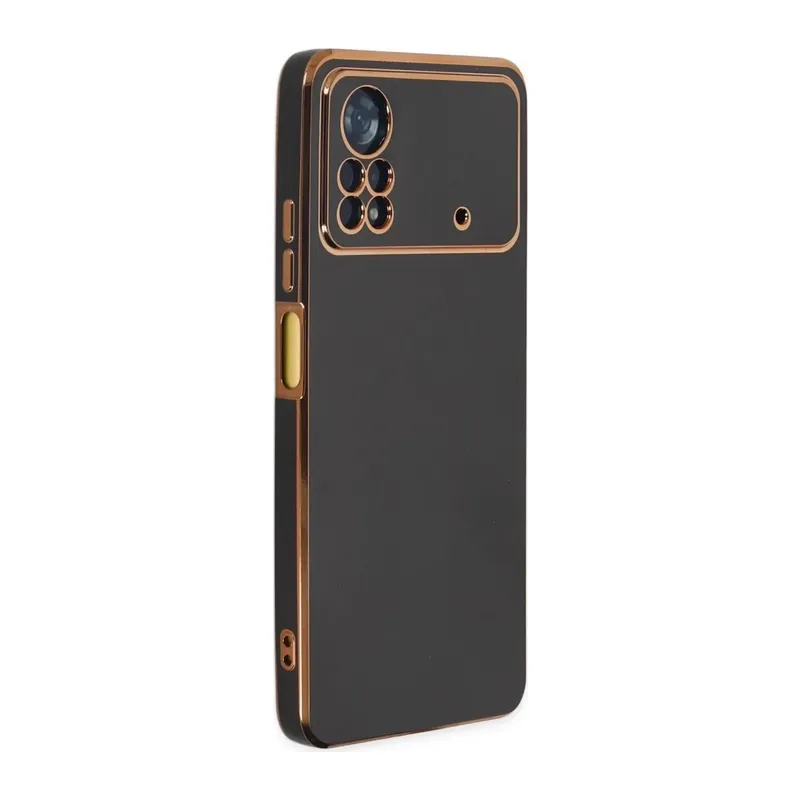 Poco X4 Pro 5G Kılıf Volet Silikon - Siyah