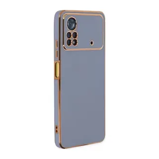 Poco X4 Pro 5G Kılıf Volet Silikon - Mavi