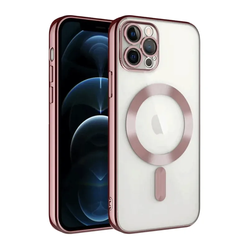 iPhone 13 Pro Kılıf Kross Magneticsafe Kapak - Rose